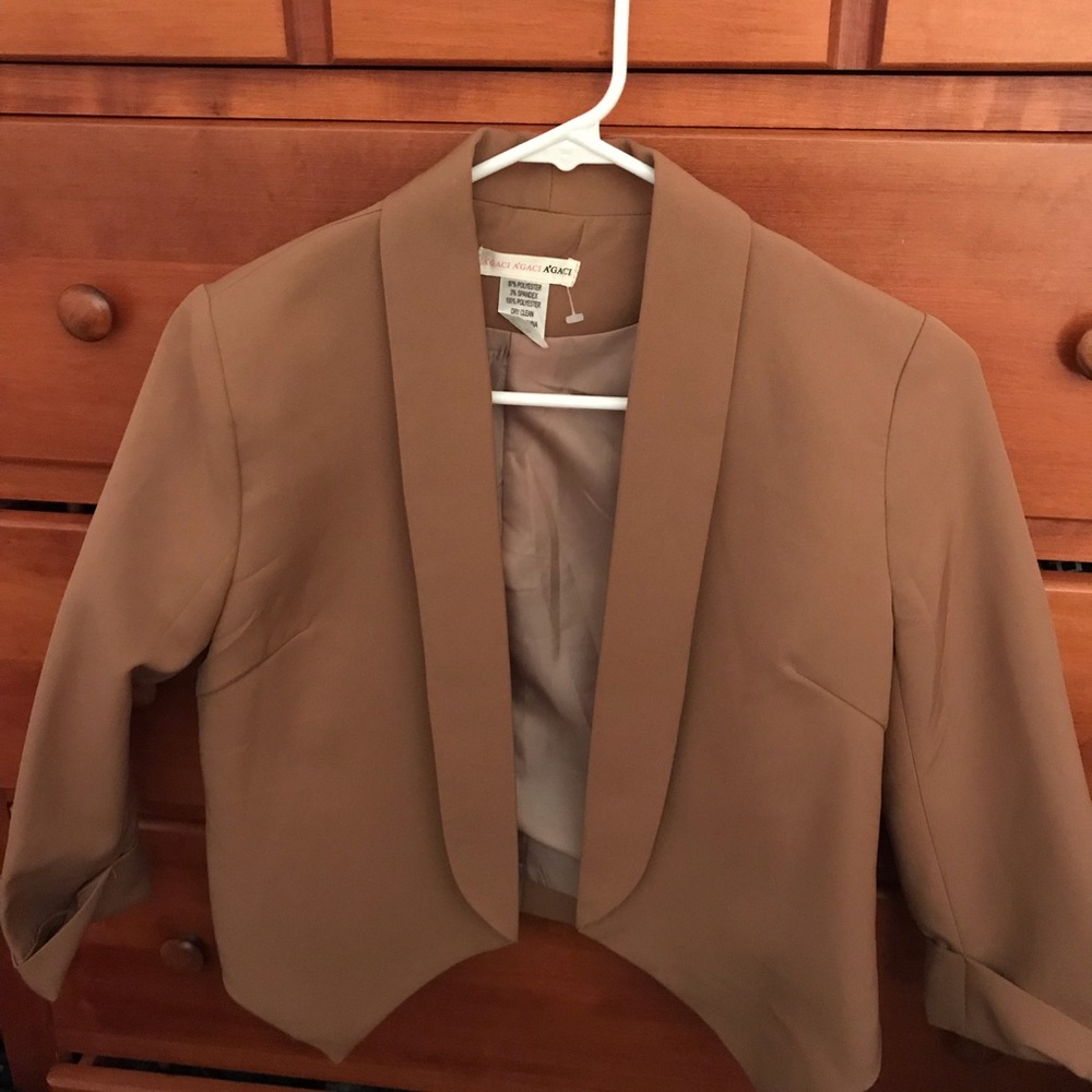 Tan blazer